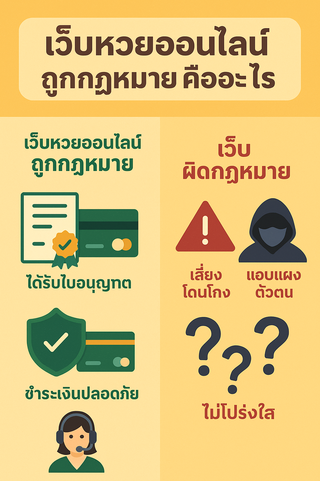 เว็บหวยออนไลน์ ถูกกฎหมาย