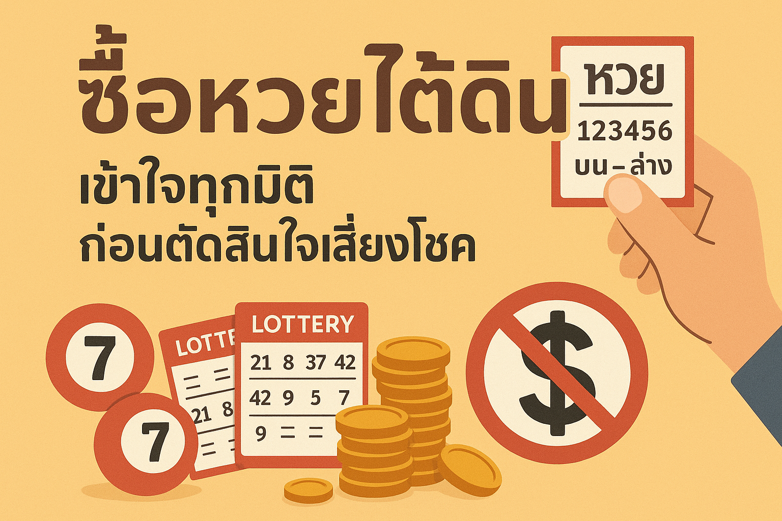 ซื้อหวยใต้ดิน